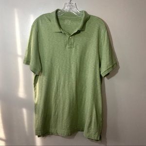 J. Crew Green Polo L‎ Large